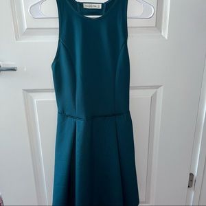 teal dress